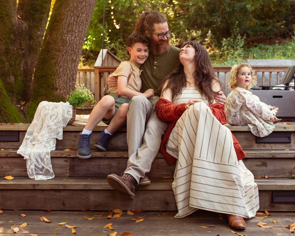 Family sitting together